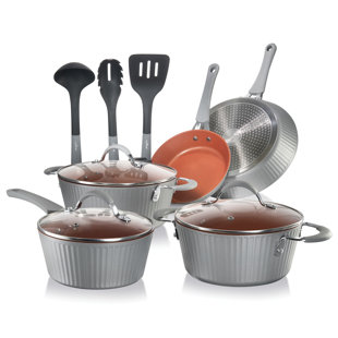 nutrichef 20 piece cookware set